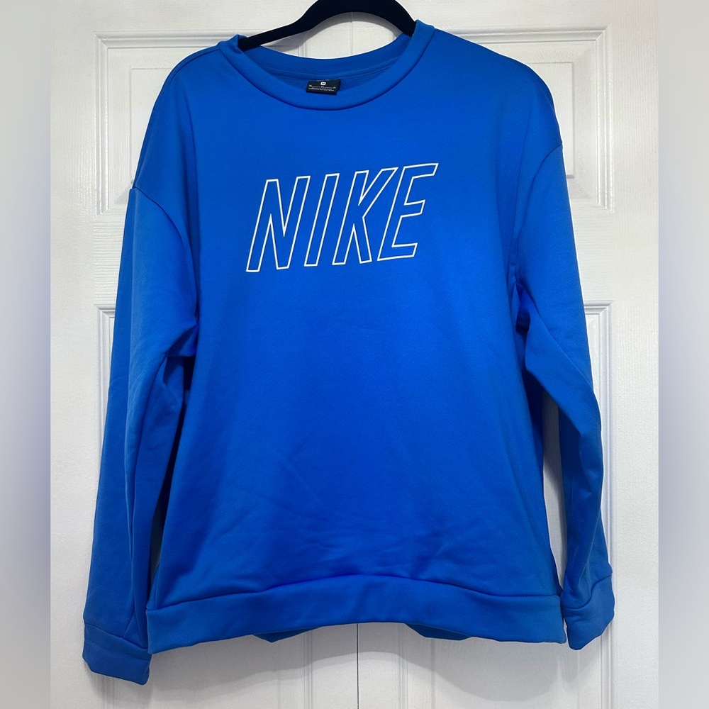 Nike Men's Vibrant Blue Crewneck Sweater